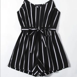 Striped romper from Shein